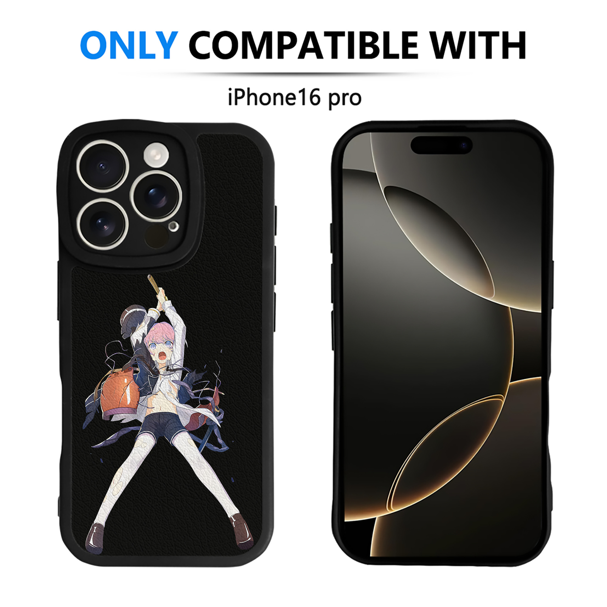 （画像用） 刀剣乱舞 Touken Ranbu 【iPhone 16シリーズ対応】シリコンスマホケース（レザー調） 材質：シリコン